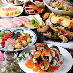 【5月～7月】迎新会、春季宴会用◎金枪鱼生鱼片5种、天妇罗5种等共8道菜 天海套餐5,000日元
