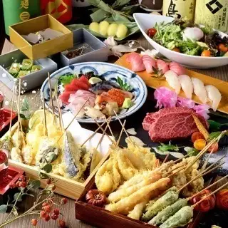August-October: [Use coupon for 500 yen off] Tenkai Course with all-you-can-drink: 5500 yen ⇒ 5000 yen