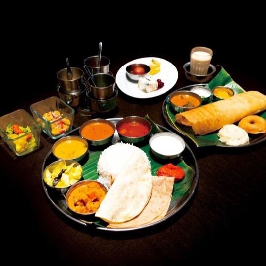 【飲み放題100分付】南インドの伝統的なミールスコース　South Indian Traditional MEALS Couese