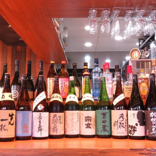 You can enjoy many hokuriku sake ♪