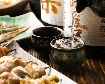 [Luxury course ★ 2 hours of popular sake and shochu ◎ Premium all-you-can-drink included] Top-class course with 8 luxurious dishes