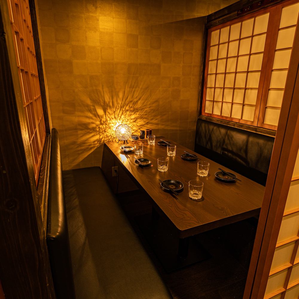 Guided to a completely private room with a modern Japanese interior.For adult joint party ◎