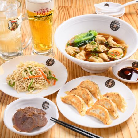 ≪ディナー予約◇しっかり食べたい時に◎≫中華de乾杯8998セット全6品◆ビール2杯付2850円(税込)