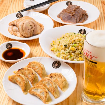 <Dinner reservation◇ Perfect for a quick drink> Chinese Cheers 8998 Set 4 dishes ◆ Beer included 2600 yen (tax included)