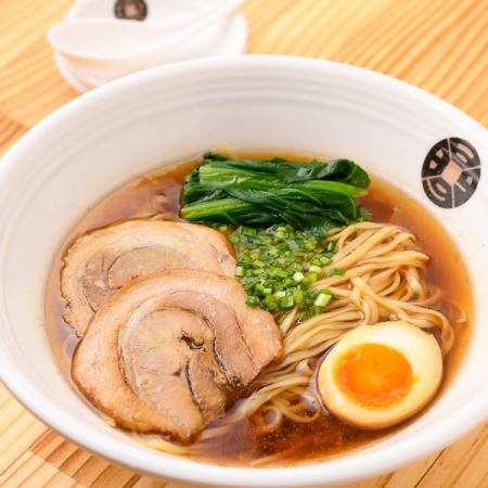 Homemade soy sauce ramen