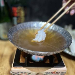 (Another store) Early summer conger eel shabu-shabu course!