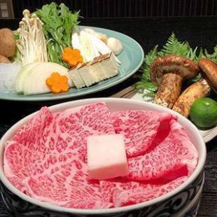 （其他店铺）豪华松茸和高级和牛的特别套餐！