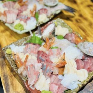 （其他店铺）精选丰富的生鱼片套餐！