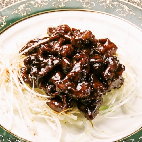 Stir-fried deer with Chinese miso (wild)