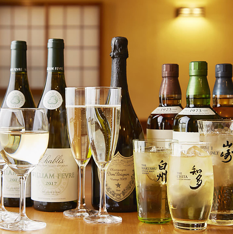 デートにぴったり！鮮魚と日本酒、シャンパンやワインも充実！