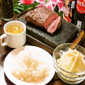 【All Time】 All you can eat rice, soup, salad