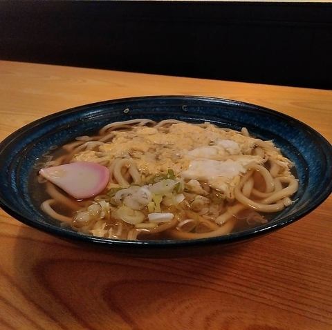 Egg and udon noodles [warm]