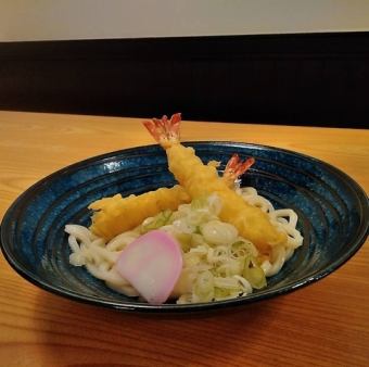 Shrimp tempura udon [hot/cold]