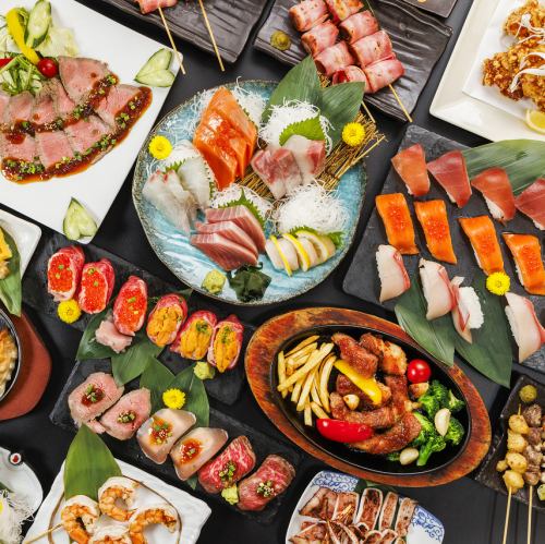 お寿司食べ放題&３H飲み放題付プラン