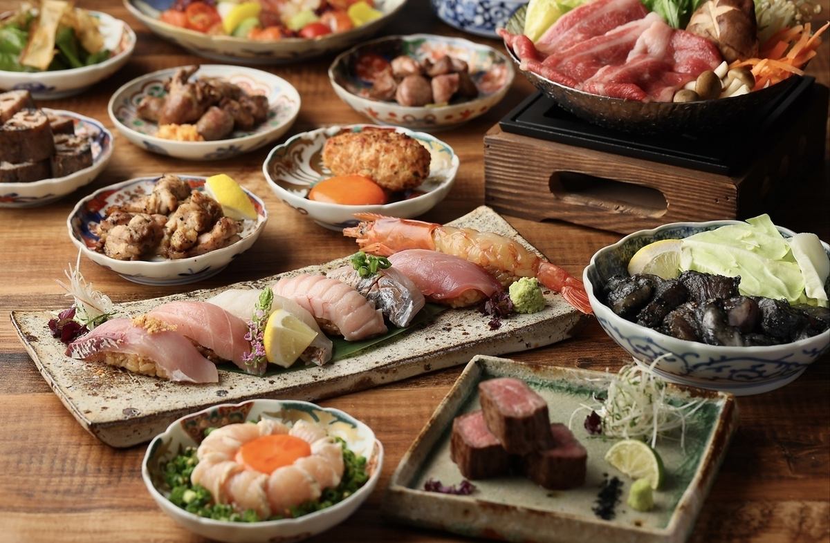 鮨と焼き鳥が食べ放題で今なら3,500円！職人が丁寧に作る逸品