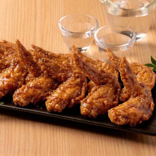 ビールに合う！秘伝手羽先の唐揚げがおすすめ