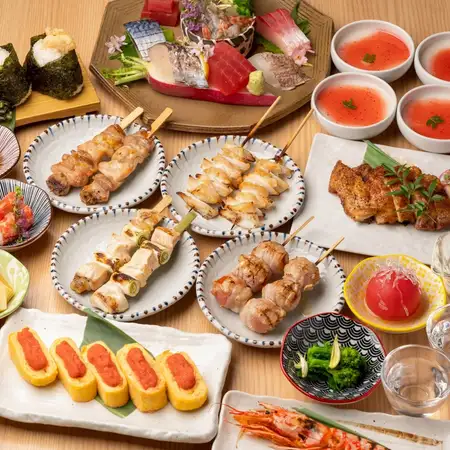 10/1～【特選・向日葵コース】名古屋コーチン尽くし 8品＋プレミアム飲み放題→6000円