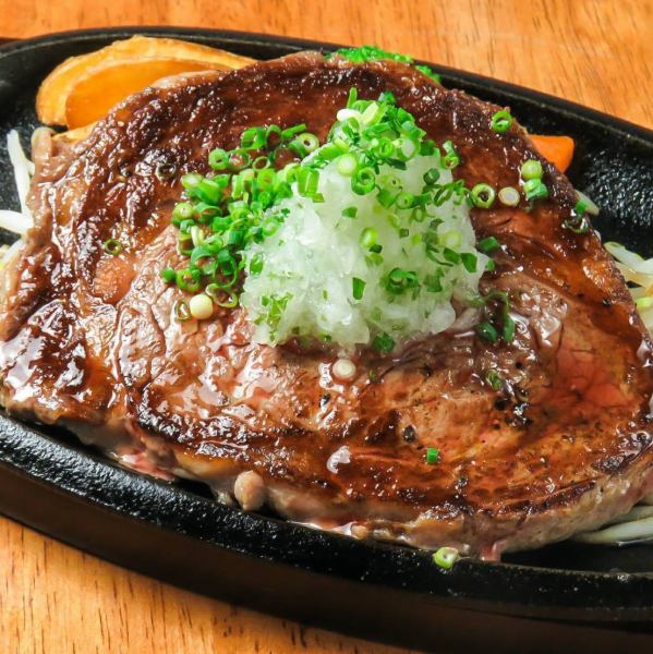 [Not only hamburger!] Grated ponzu sauce steak