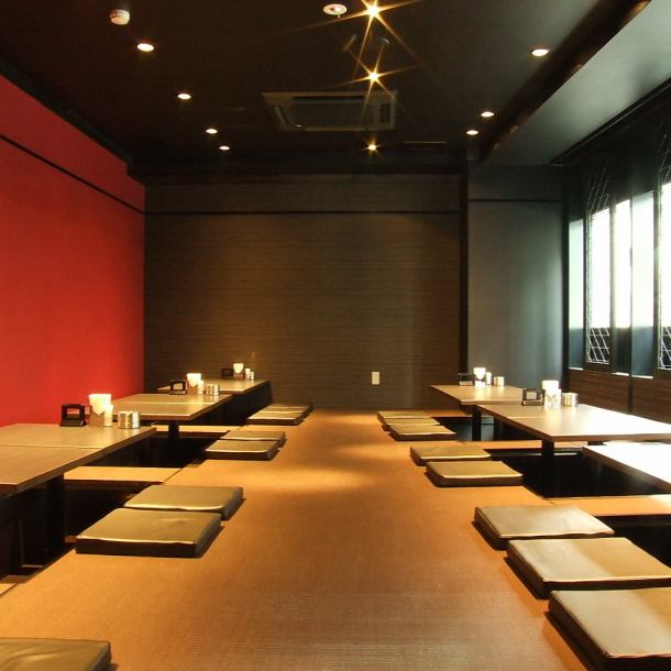 A relaxing tatami room for up to 40 people.Charter OK! Recommended for company banquets and group drinking parties!