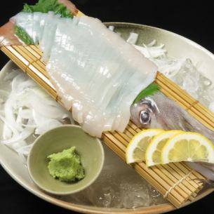 Sashimi of Yobuko squid