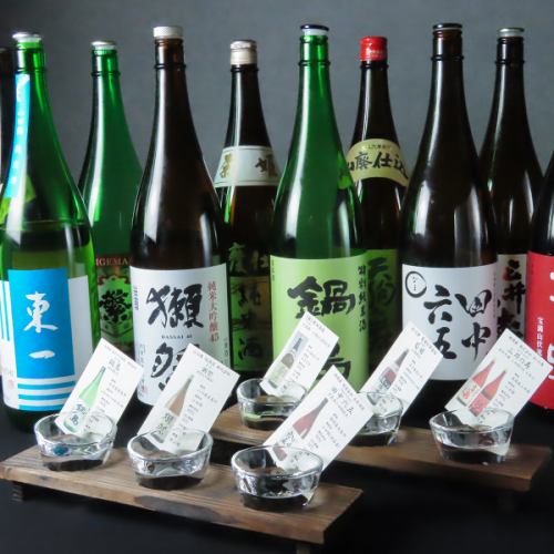 We have started a sake tasting set♪