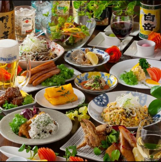 《日~木期間限定♪》全80種☆120分 3500円!【スタンダード食べ飲み放題プラン】
