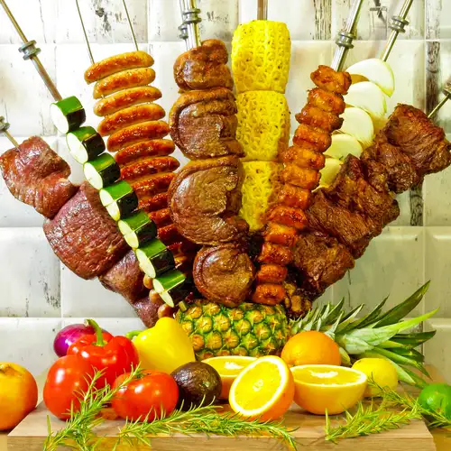 All-you-can-eat churrasco with 20 varieties | Brazilian BBQ