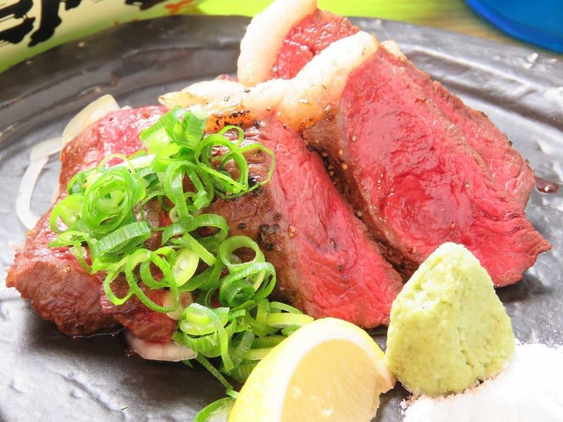 Domestic beef charcoal-grilled Ichibo steak! Overwhelming presence !! "Ichibo charcoal-grilled" course!