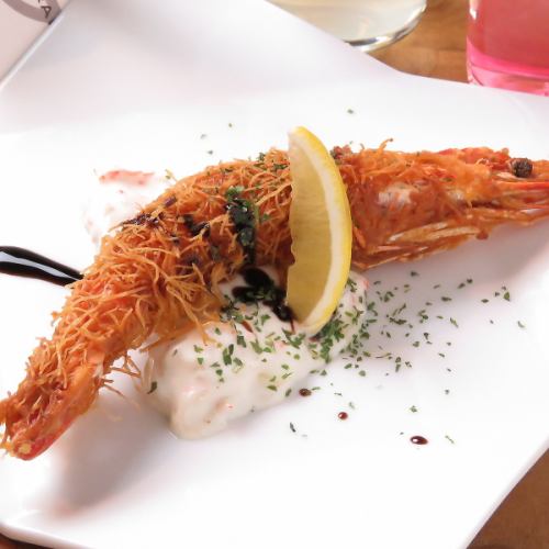 Shrimp mayonnaise (1 piece) / Red snow crab gratin croquette (1 piece)