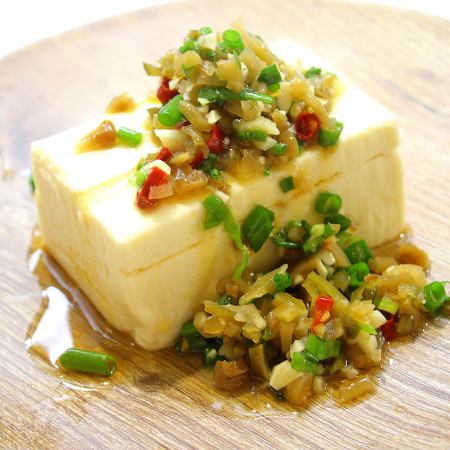 Thai style ethnic cold tofu