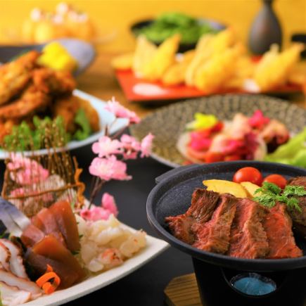 May: 9 dishes including all-you-can-drink 3H all-you-can-drink chicken wings, 4 kinds of sashimi, and beef steak "Nebuta course"