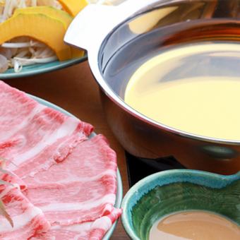 "Saturday only!" [Pork shabu course] 6 dishes in total [Banquet/Entertainment/Seasonal/Private room]