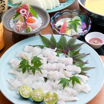 《飲み放題付き》季節の味覚！【はも鍋コース】全7品[宴会/接待/旬/個室/飲み会]