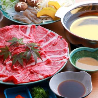 [Carefully selected Wagyu beef shabu-shabu course] 6 dishes in total [Banquet/Entertainment/Seasonal/Private room]