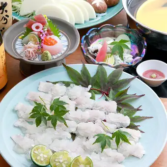 季節の味覚！【はも鍋コース】全7品[宴会/接待/旬/個室]