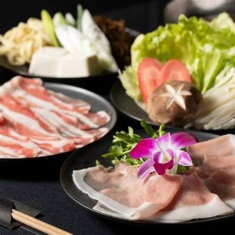 【極旨ダシしゃぶしゃぶ食べ放題3480円120分食べ放題/ソフトドリンク飲み放題・デザート各種】