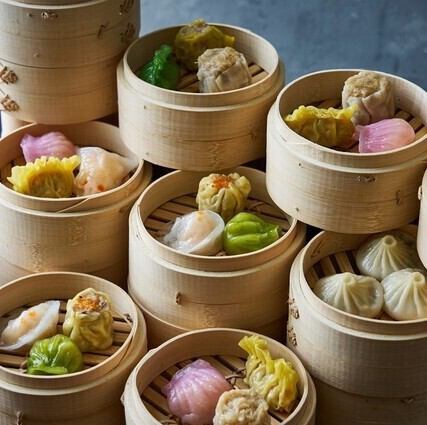 彩り鮮やかな点心