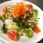 海鮮入り野菜サラダ冷麺