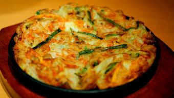 Seafood pancake