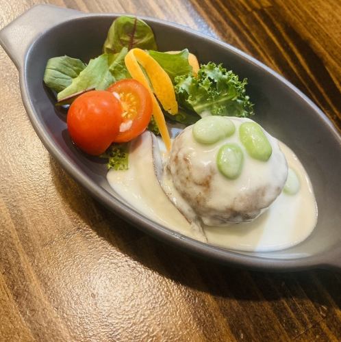 カリとろ蓮根饅頭 ホワイトソース(1個)