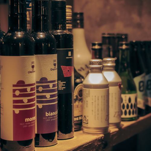 豊富なワインやカクテル!