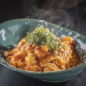 タコのアラビアータ