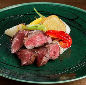 国産牛イチボのステーキ