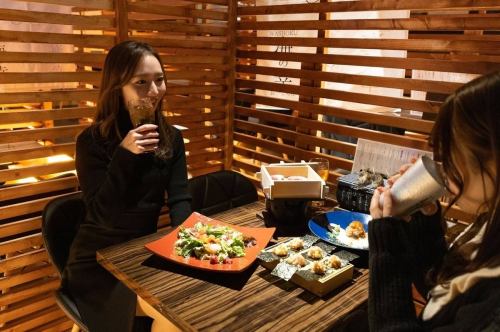 Japanese food and high-quality private rooms