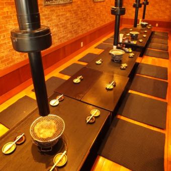 各種ご宴会におすすめ♪掘りごたつの宴会席20名様まで！！