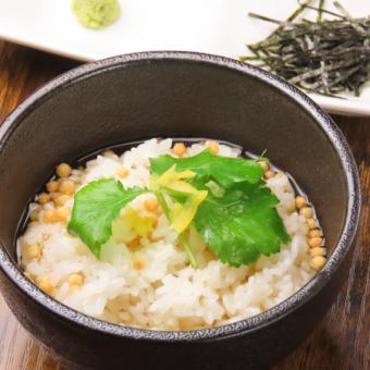 本日の出汁茶漬け