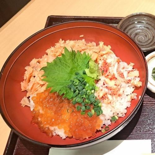 ねむろ丼定食