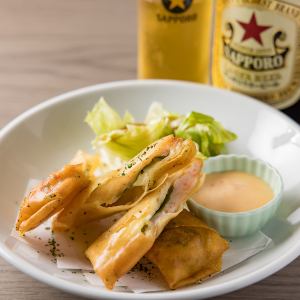 【人気!】海老とチーズの春巻き