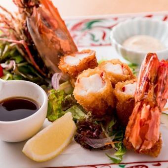 extra large fried shrimp