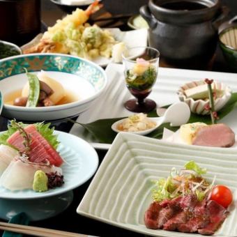 Recommended for those who are new to Uminohana ♪ Kaede course where you can feel the owner's thoughts and spring <9 dishes in total> 7,000 yen (7,700 yen including tax)